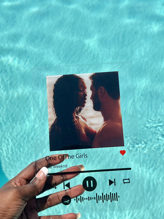 Custom Spotify Plaque – Song & Photo Memory Gift