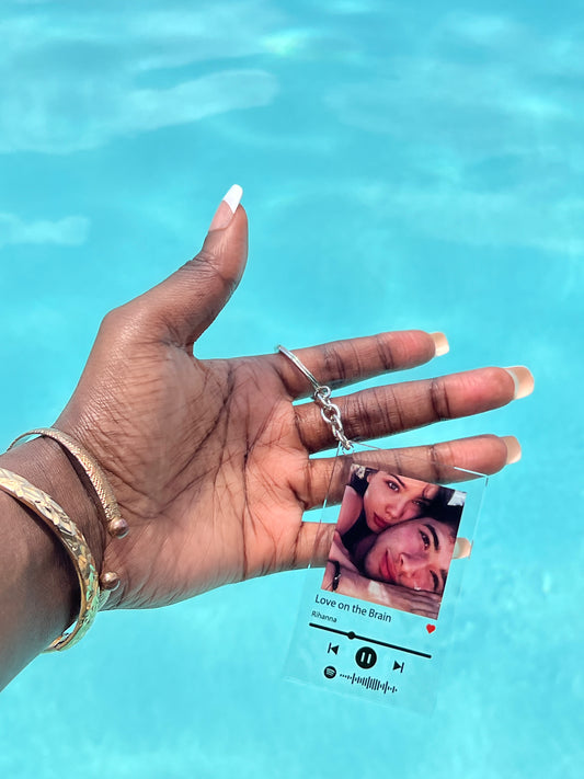 Custom Spotify Keyholder – Your Song & Photo Gift