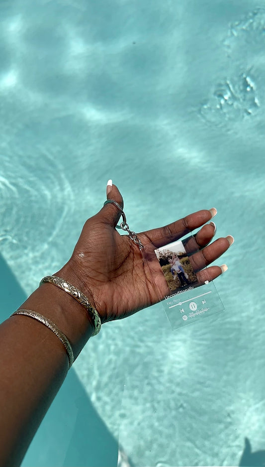 Custom Spotify Keyholder – Your Song & Photo Gift