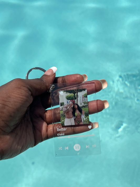 Custom Memory Keyholder – Photo & Message (No Spotify Code)