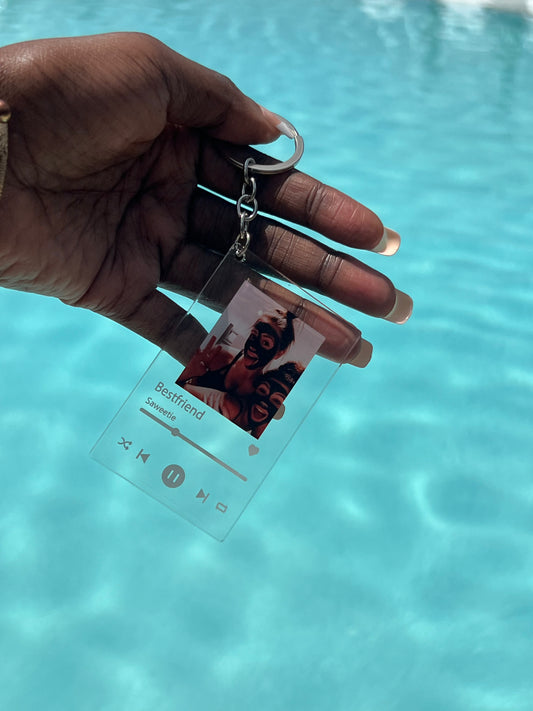Custom Memory Keyholder – Photo & Message (No Spotify Code)